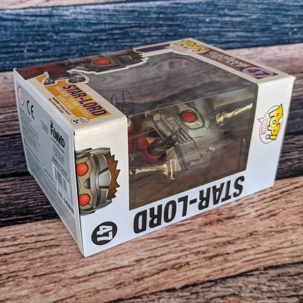 Funko Pop Marvel Guardians of the Galaxy Star Lord #47 - Picture 3 of 5